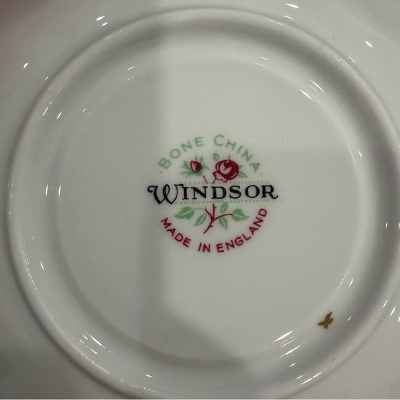 Windsor China violet Floral Tea Set with Gold Trim England - Picture 10 of 10